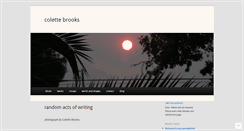 Desktop Screenshot of colettebrooks.com